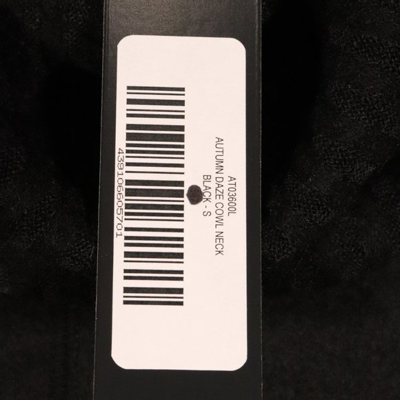 NWT Lulus Autumn Daze Cowl Neck Tunic in Black - Picture 15 of 15